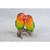 Parrots on Tree Branch Outdoor Garden Statue - 5.25" - IMAGE 1