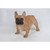 20" Brown and Black Large French Bulldog Outdoor Figurine Statue - IMAGE 1