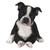 7.25" Sleepy Boston Terrier Puppy Outdoor Garden Statue - IMAGE 1