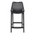 37.5" Black Solid Patio Resin Counter Stool - IMAGE 3