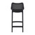 37.5" Black Solid Patio Resin Counter Stool - IMAGE 5