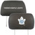 13" Black and White NHL Toronto Maple Leafs Headrest Cover - IMAGE 1