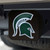 NCAA Michigan State University Spartans Color Class III Hitch - Black Hitch Cover Auto Accessory - IMAGE 2