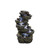 LED Lighted Cascading Rock Outdoor Garden Water Fountain - 18.25" - IMAGE 2