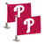 Set of 2 MLB Philadelphia Phillies Ambassador Flags 6" x 4" - IMAGE 1