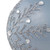 Jeweled Glitter Snowflakes Christmas Glass Ball Ornaments - 4" - French Blue - Set of 2 - IMAGE 3