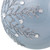 Jeweled Glitter Snowflakes Christmas Glass Ball Ornaments - 4" - French Blue - Set of 2 - IMAGE 4