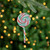 6ct Frosted White, Green and Red Lollipop Christmas Ornaments 7" - IMAGE 2