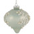 Set of 2 Pastel Green with Icy Snowflakes Christmas Glass Onion Ornaments 4" - IMAGE 6