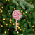 6ct Frosted Red and White Lollipop Christmas Ornaments 6" - IMAGE 2