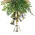 11.25" Gold Bells Christmas Door Hanger with Burlap Bow - IMAGE 5