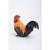 Squatting Rooster Outdoor Garden Statue - 12.5" - IMAGE 1