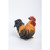 Squatting Rooster Outdoor Garden Statue - 12.5" - IMAGE 3