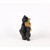 Bear and Cub Holding Fish Welcome Sign Outdoor Garden Statue - 11.25" - Black and Brown - IMAGE 2