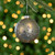 Set of 2 Matte Dusty Khaki Glittered Snowflakes Jeweled Glass Christmas Ball Ornaments 4" - IMAGE 2