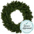 Pre-Lit Commercial Size Canadian Pine Christmas Wreath - 10ft, Multicolor Lights - IMAGE 3