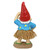 12.5" Hawaiian Hank Grass Skirt Gnome Outdoor Garden Statue - IMAGE 3