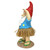 12.5" Hawaiian Hank Grass Skirt Gnome Outdoor Garden Statue - IMAGE 4
