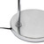 Arched Floor Lamp with Drum Shade - 66" - Silver and Gray - IMAGE 5