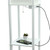 62.75" White Floor Lamp with Storage Shelf and USB Charging Ports