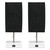 Stick Table Lamps with Rectangular Shade - 14.25" - Black and White - Set of 2 - IMAGE 1