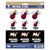 12ct NBA Miami Heat Automotive Mini Decal Stickers 6.25” - IMAGE 1