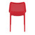 32.25" Red Stackable Outdoor Patio Dining Chair - IMAGE 5