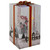 Musical Santa Lighted Snowing Gift Box Glittered Christmas Decoration - 12" - IMAGE 5