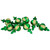 8-Count Green Shatterproof Finial Christmas Ornaments, 6" - IMAGE 1