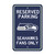 18" NFL Seattle Seahawks 'Reserved Parking' Wall Sign - IMAGE 1