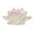 Crystal Lotus Votive Candle Holder - 6" - IMAGE 1