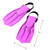 11.25" Florescent Pink Dolphin Recreational Swim Fins - IMAGE 4