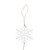 4' White Snowflakes on Jute Rope Hanging Christmas Garland - IMAGE 5