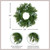 Real Touch™️ Mixed Pine and Eucalyptus Artificial Christmas Wreath  - 24" - Unlit - IMAGE 5