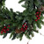 30'' Red Berries and Pine Cones Christmas Wreath, Unlit - IMAGE 4