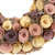 Artificial Floral Wooden Spring Wreath - 12" - Pink and Yellow - IMAGE 3