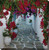 Green and Red Bougainvillea Path Outdoor Canvas Square Wall Art Decor 24" x 24" - IMAGE 1