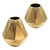 Geometric Aluminum Vase - 10" - Gold - IMAGE 3