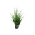 Grass Artificial Faux Table Plant in Black Pot - 22.5" - IMAGE 1