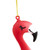 3.5" Pink Flamingo Pool Float Glass Christmas Ornament - IMAGE 5