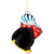 Snowboarding Penguin Glass Christmas Ornament - 4.25" - Black, White and Red - IMAGE 5