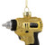 3.5" Yellow Power Drill Glass Christmas Ornament - IMAGE 5