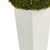 Boxwood Artificial Topiary with Tower Planter - 28" - IMAGE 3