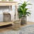 Set of 3 Open Honeycomb Weave Seagrass Storage Baskets with Handles 11.75" - IMAGE 2