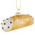 4.5" Glittered Cannoli Glass Christmas Hanging Ornament - IMAGE 4