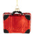 3.25" Shiny Red Bon Voyage Travel Suitcase Glass Christmas Hanging Ornament - IMAGE 5