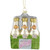 4.25" Imported Beer Six Pack Glass Christmas Hanging Ornament - IMAGE 1
