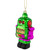 5" Green and Purple Robot Glass Christmas Ornament - IMAGE 4