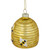 2.75" Glittered Beehive Glass Christmas Ornament - IMAGE 3