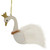 4.5" White Swan Glass Christmas Ornament - IMAGE 3